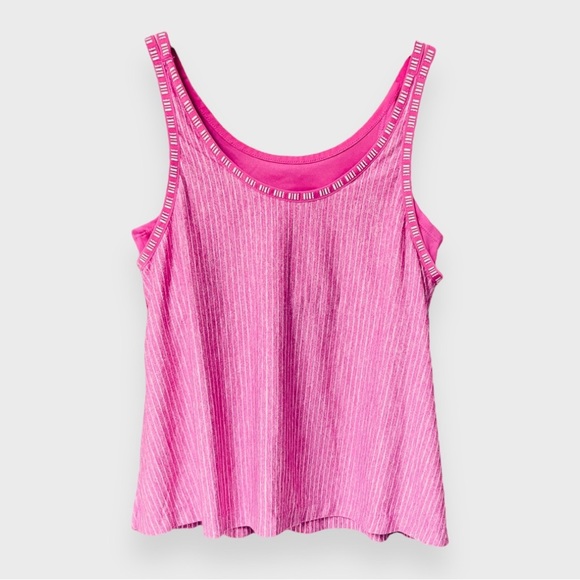 Nike | Dri-Fit 2 in 1 Tank Top | Women’s XS or S | Striped | Purple-Pink | $13 - Picture 2 of 6